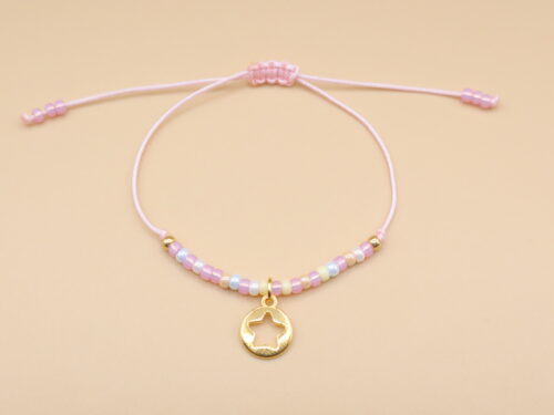 Stern-Armband, mehrfarbig pastell
