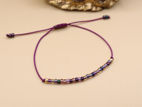 filigranes Armband, dunkelaubergine